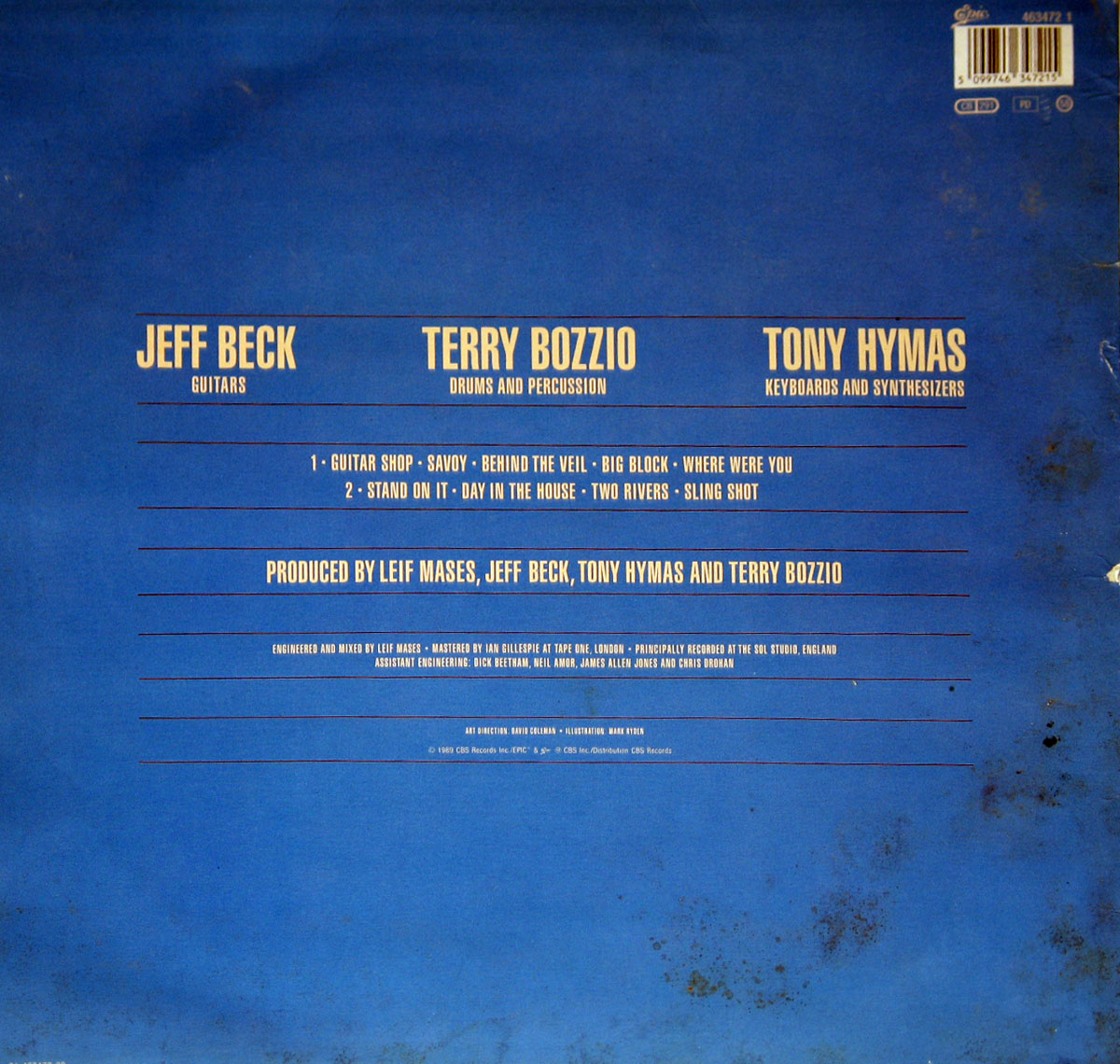 High Resolution Photo JEFF BECK'S GUITAR SHOP w/TERRY BOZZIO, TONY HYMAS 